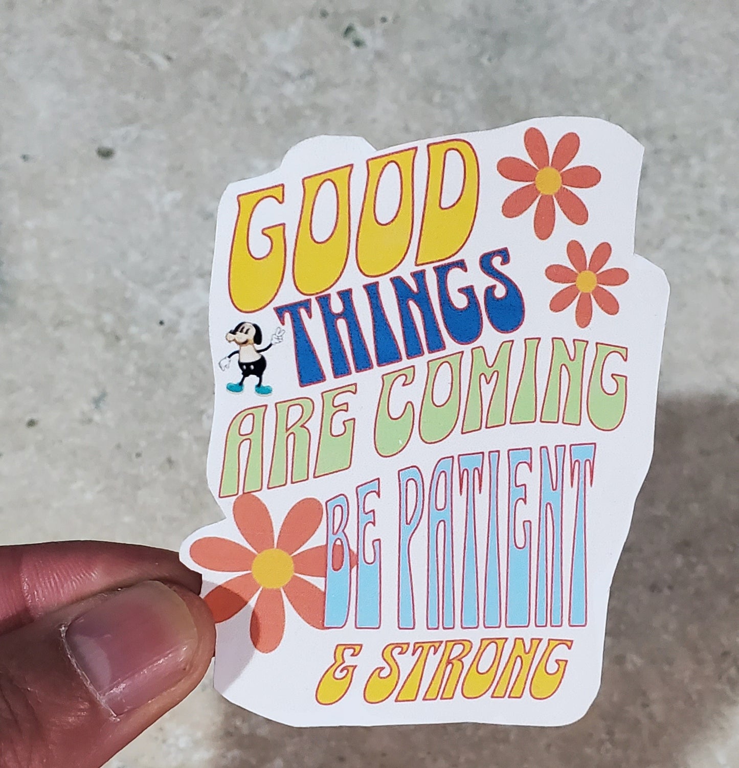 Good Things Are Coming Cool Sticker_ Waterproof Sticker