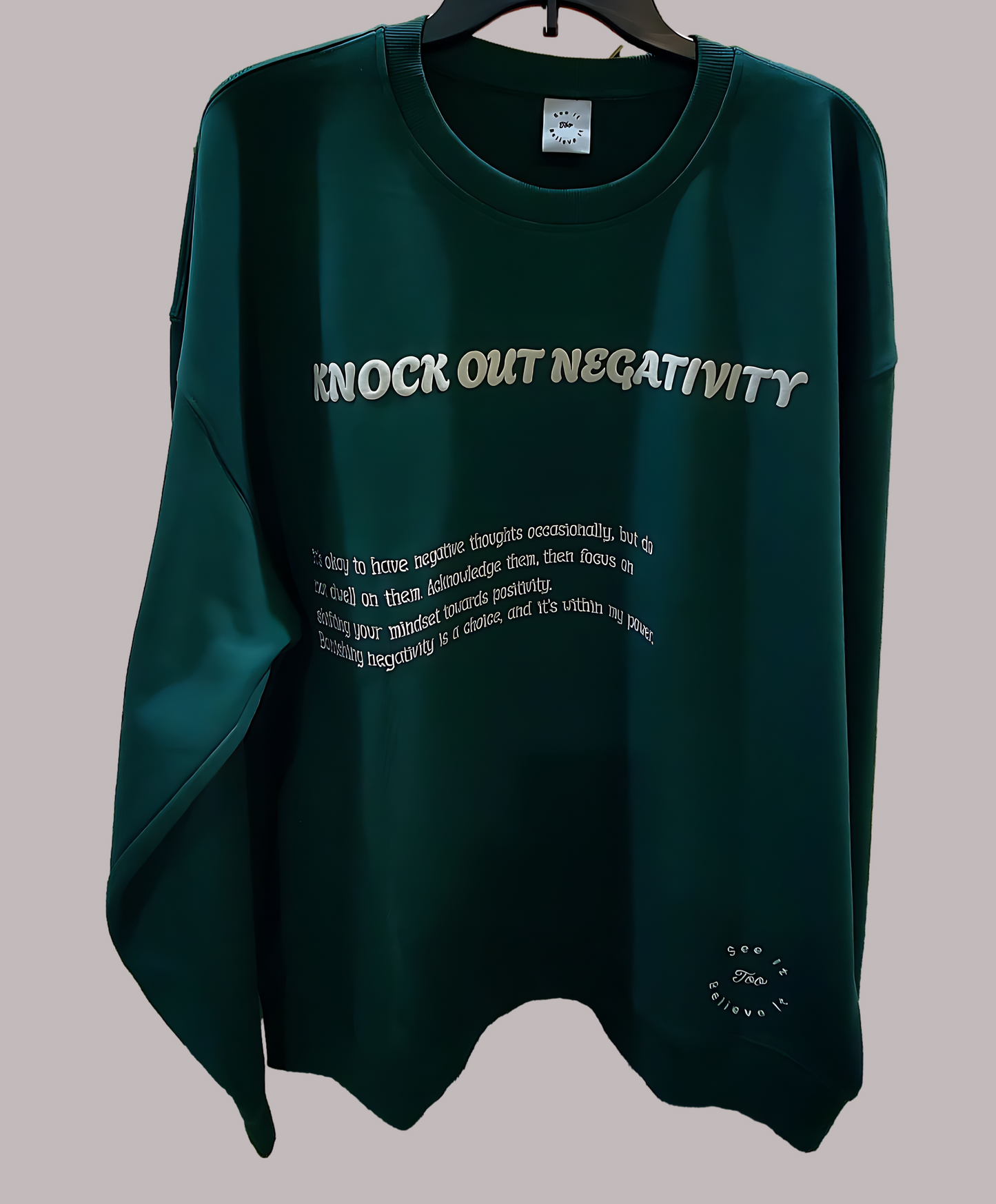 Knock Out Negativity Unisex Crewneck