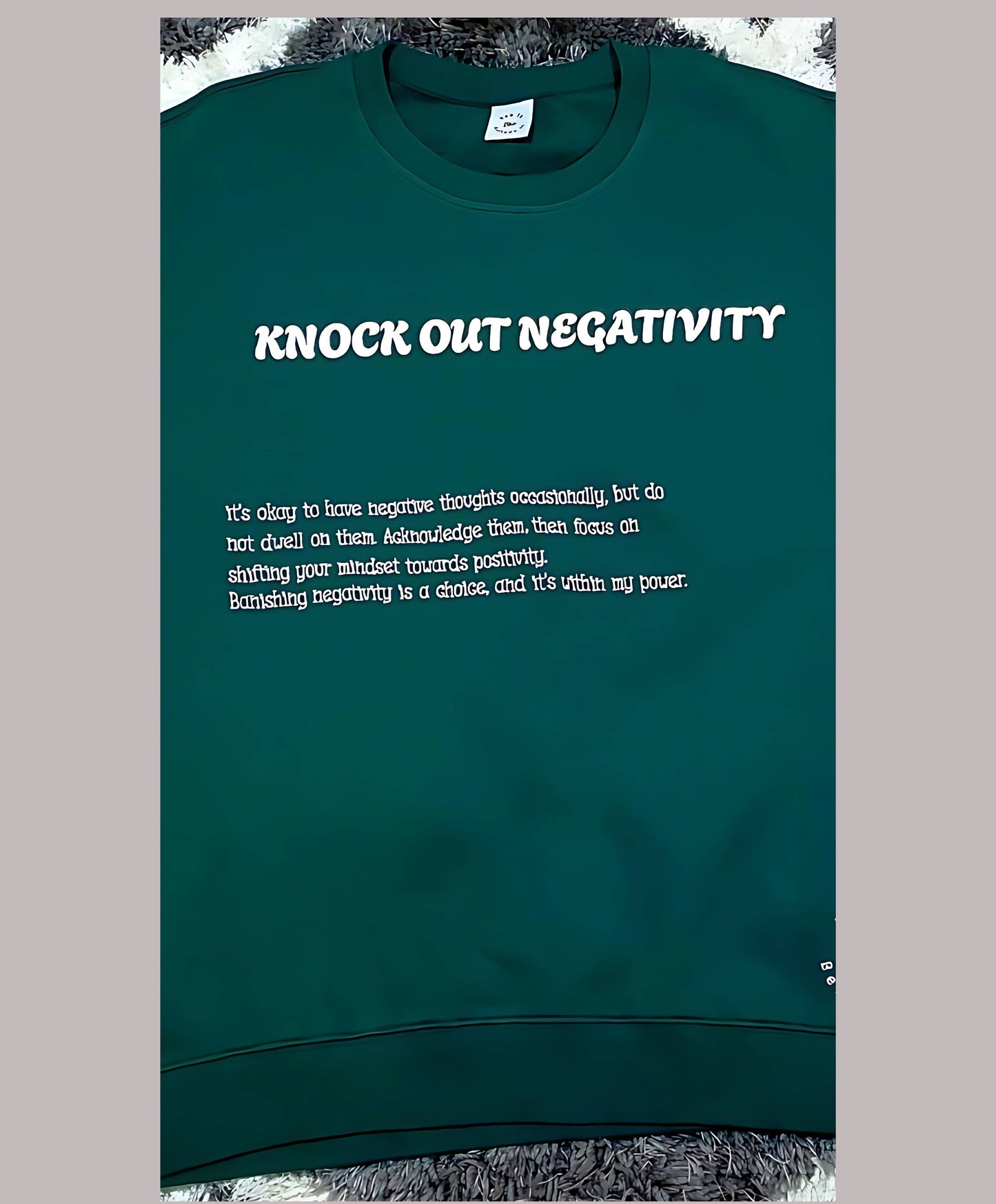 Knock Out Negativity Unisex Crewneck